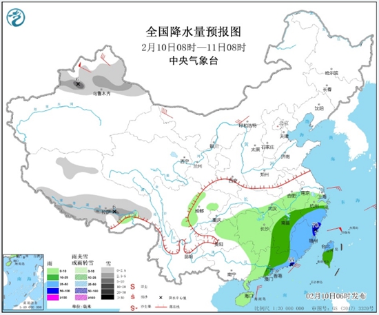 破纪录！年前南方经历同期少见强降雨 春节后半段阴雨再起2