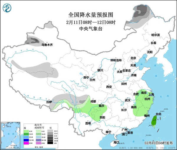 浙江等地有较强降雨 黄淮等地多雾和霾2