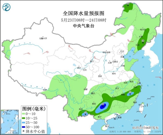 周末贵州湖南等地有大到暴雨 冷空气携大风沙尘降温齐至北方2