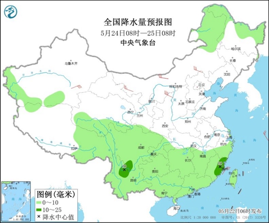周末贵州湖南等地有大到暴雨 冷空气携大风沙尘降温齐至北方3