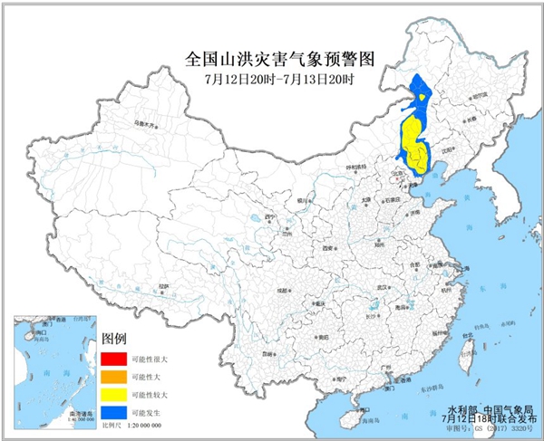 河北内蒙古辽宁局地发生山洪灾害可能性较大1