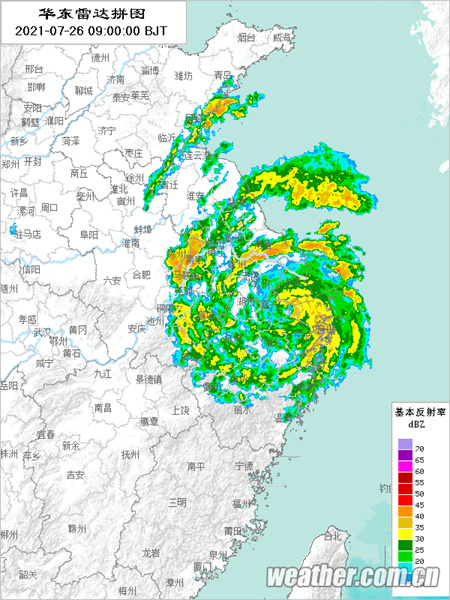 又登！台风“烟花”在浙江平湖二次登陆 华东地区将遭遇风雨潮齐袭2