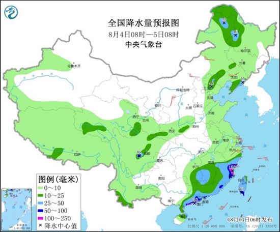 广东福建强降雨连连 江南等地高温持续2