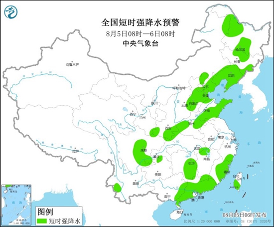 强对流天气预警：京津冀等12省区市的部分地区有雷暴大风或冰雹2