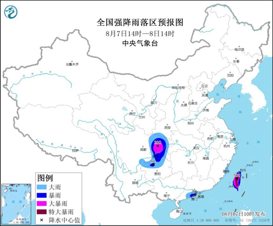 暴雨黄色预警！四川盆地重庆等地有大暴雨1