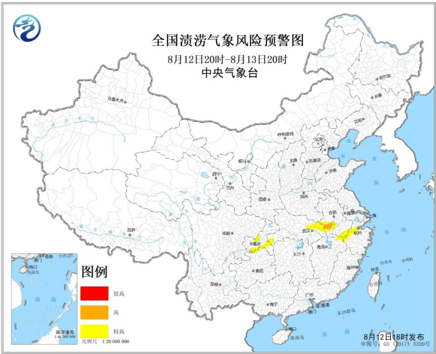 渍涝风险气象预报：重庆等地部分地区发生渍涝风险较高1