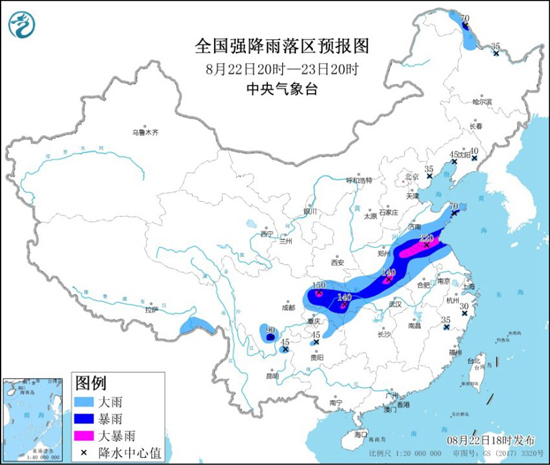 暴雨预警继续发布！四川盆地湖北河南等部分地区有大暴雨1