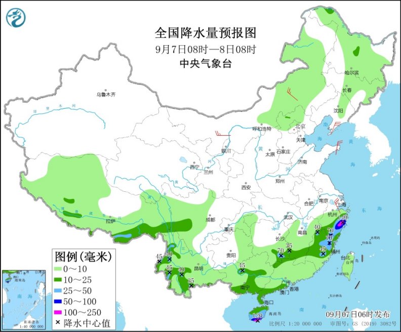 华北多地气温创下半年来新低 南方高温缓解1